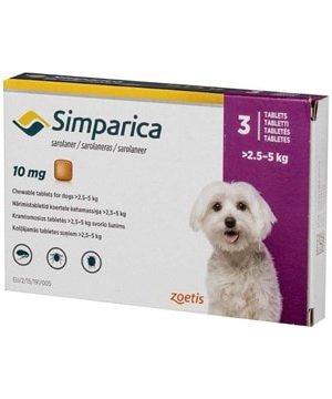 SIMPARICA 40mg Turquoise 10.1-20.0kg (TURQUOISE)